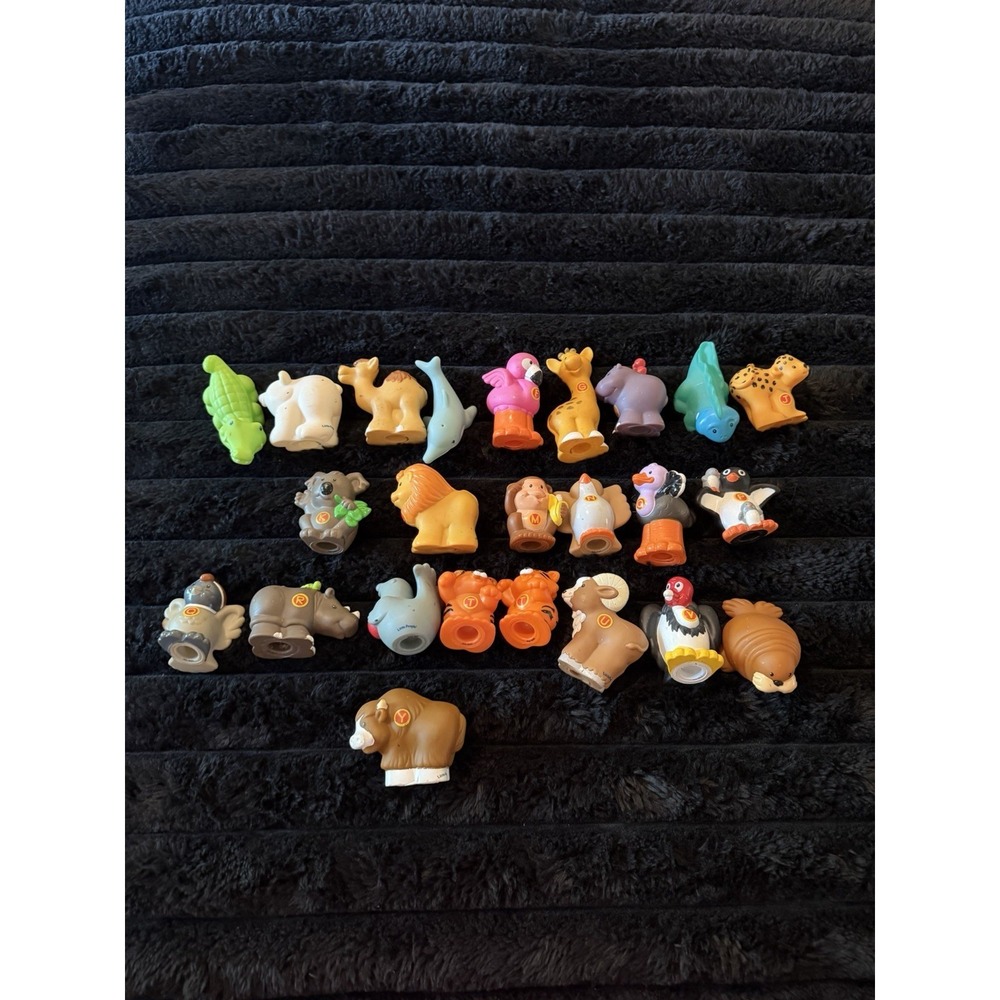 Little People 23 Alphabet Animals for A-Z Learning Zoo Missing 3 e-x-z